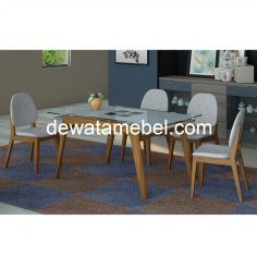 Dining Set 4 Chairs - Siantano DT DC Toronto  / Teak